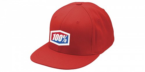 kšiltovka Icon Flexfit, 100% - USA (červená)